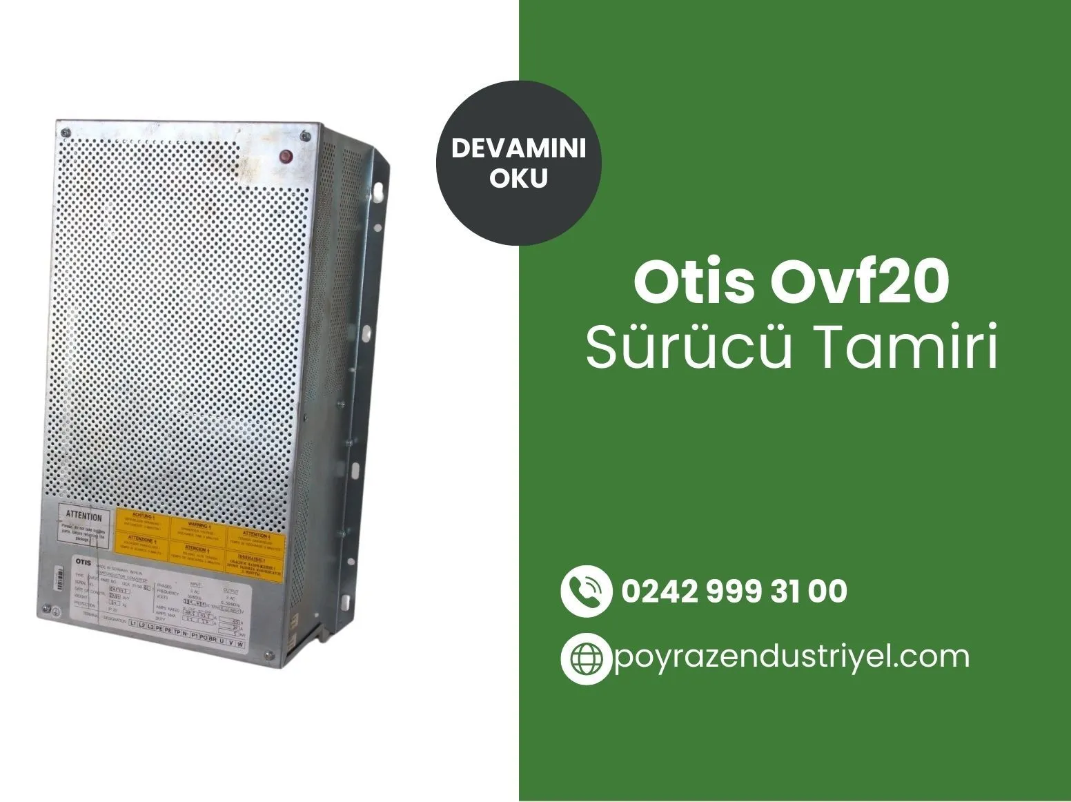 Otis Ovf20 Sürücü Tamiri
